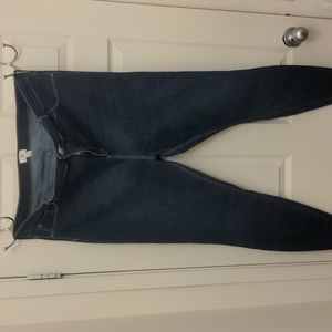 River Island Plus skinny blue jeans